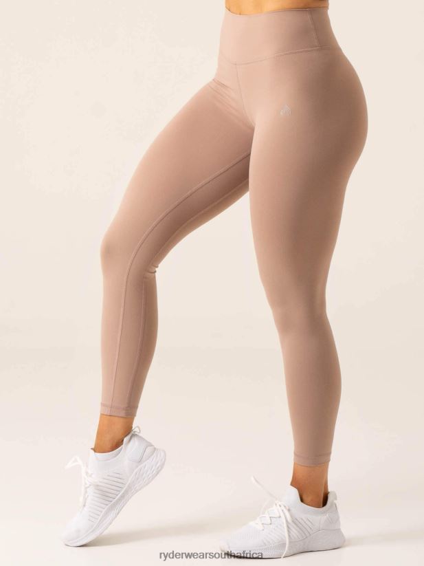 Women Ryderwear Nkd Arch Leggings 2RT8VD38 Taupe Clothing