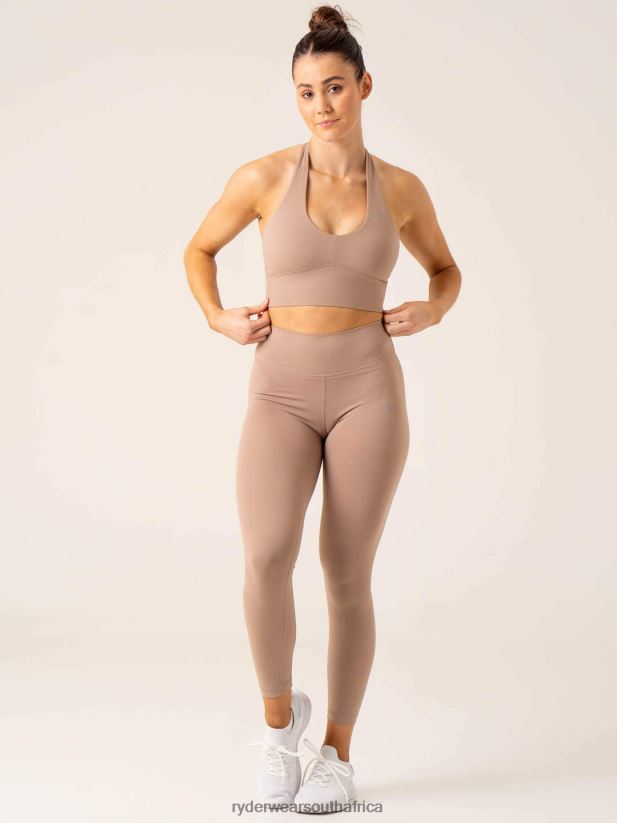 Women Ryderwear Nkd Arch Leggings 2RT8VD38 Taupe Clothing