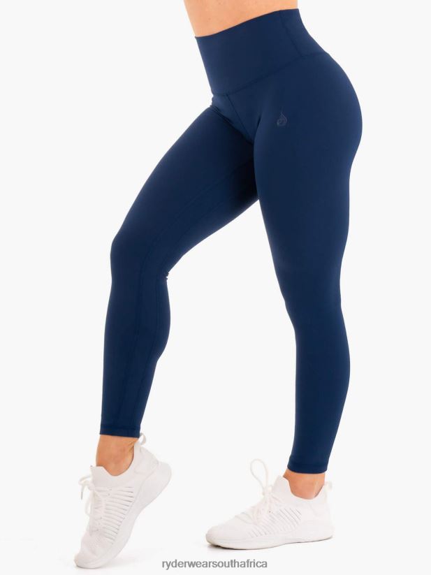 Women Ryderwear Nkd High Waisted Leggings 2RT8VD174 Navy Clothing