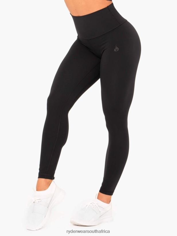 Women Ryderwear Nkd High Waisted Leggings 2RT8VD182 Black Clothing