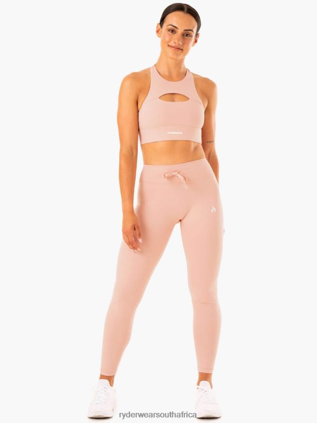 Women Ryderwear Replay High Waisted Leggings 2RT8VD103 Nude Clothing