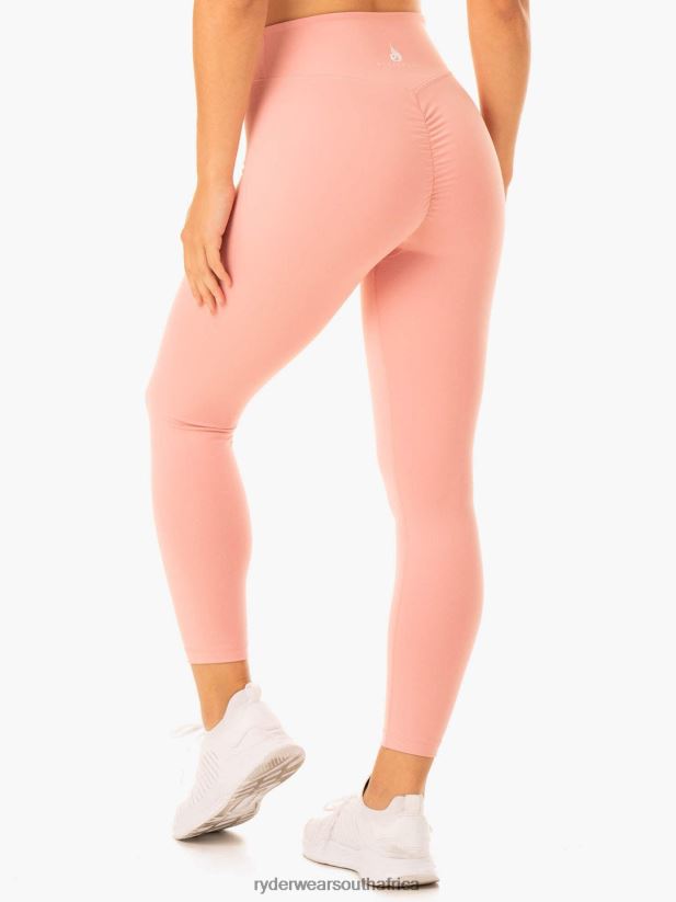 Women Ryderwear Revival Scrunch Bum Leggings 2RT8VD95 Pink Clothing