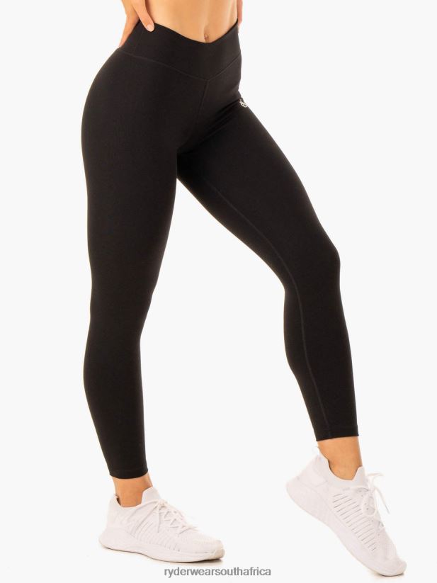 Women Ryderwear Revival Scrunch Bum Leggings 2RT8VD96 Black Clothing