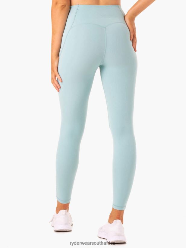 Women Ryderwear Sola High Waisted Leggings 2RT8VD146 Seafoam Blue Clothing