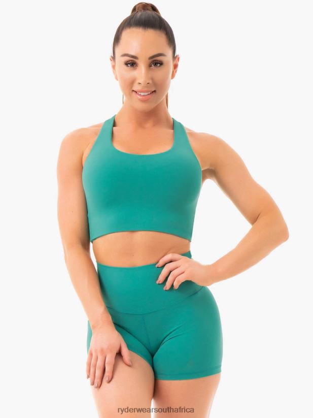 Women Ryderwear Nkd Sports Bra 2RT8VD454 Turquoise Clothing