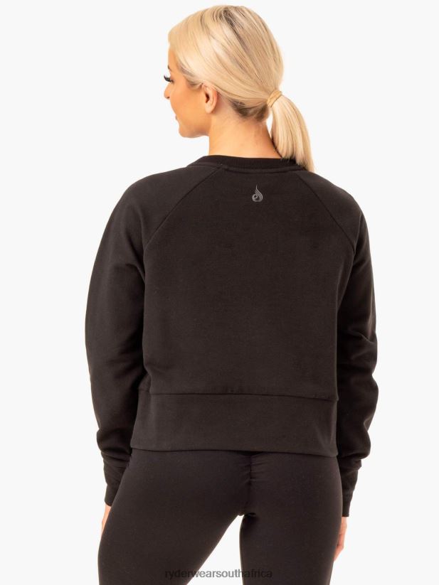 Women Ryderwear Motion Sweater 2RT8VD1063 Black Clothing