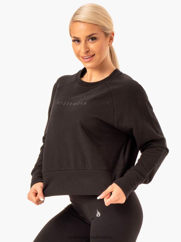 Women Ryderwear Motion Sweater 2RT8VD1063 Black Clothing