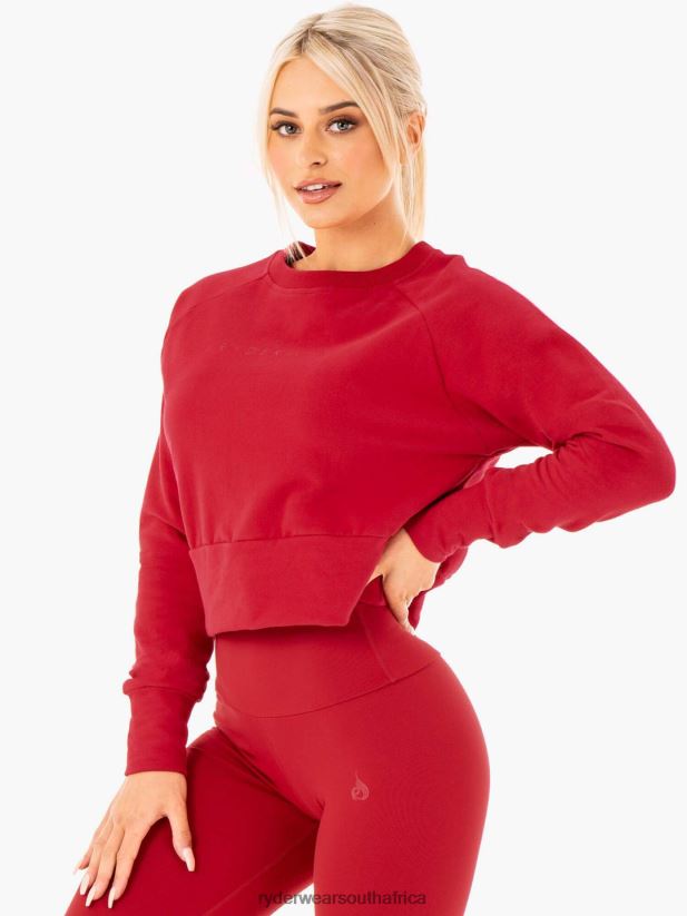 Women Ryderwear Motion Sweater 2RT8VD1064 Red Clothing