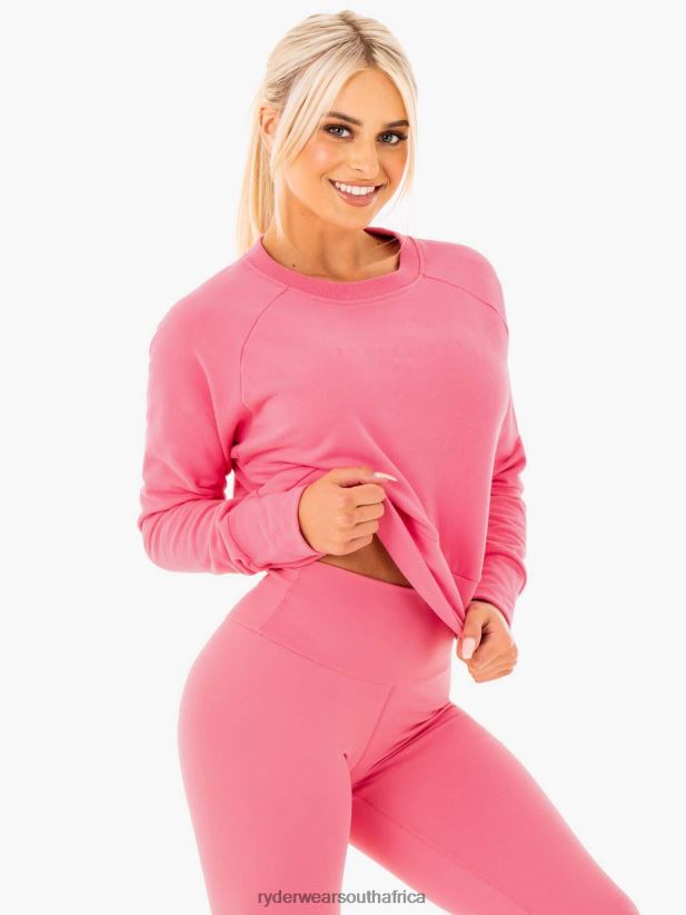 Women Ryderwear Motion Sweater 2RT8VD1066 Pink Lemonade Clothing