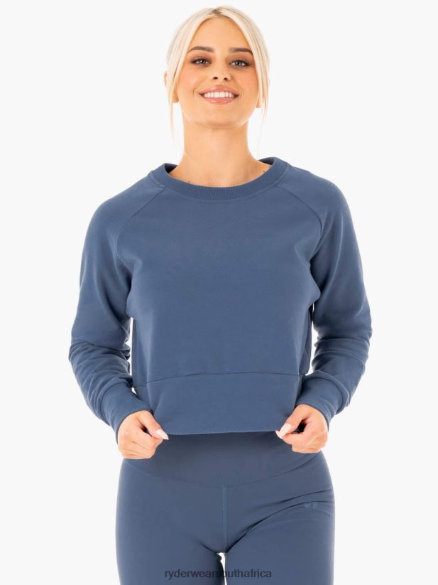 Women Ryderwear Motion Sweater 2RT8VD1068 Steel Blue Clothing