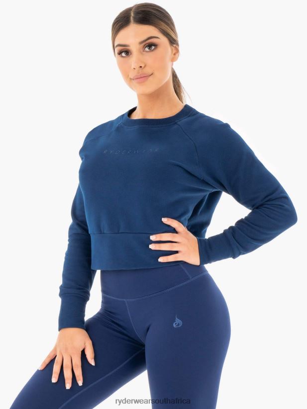 Women Ryderwear Motion Sweater 2RT8VD1069 Navy Clothing