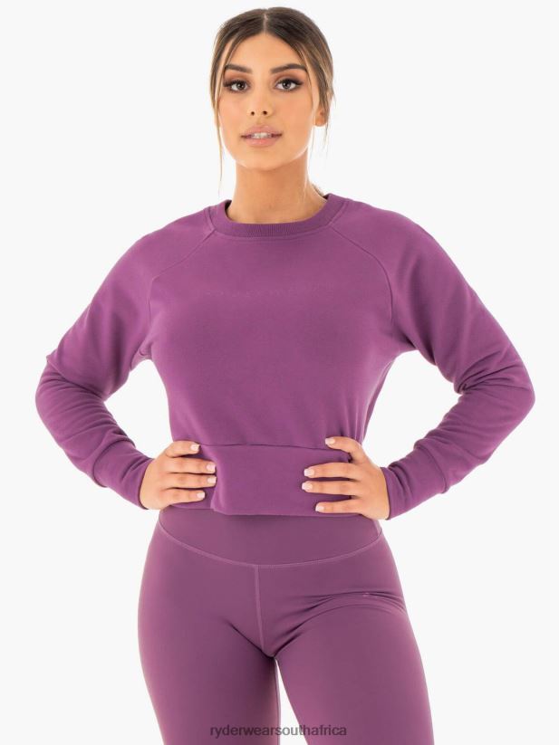 Women Ryderwear Motion Sweater 2RT8VD1070 Purple Clothing