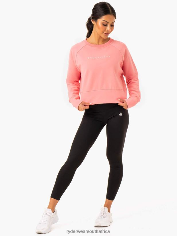 Women Ryderwear Motion Sweater 2RT8VD955 Rose Pink Clothing