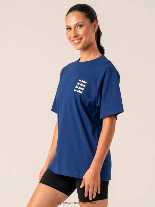 Women Ryderwear Be Kind T-Shirt 2RT8VD797 Navy Clothing