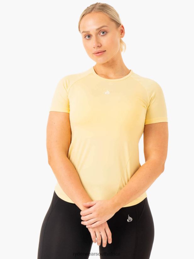 Women Ryderwear Level Up Training T-Shirt 2RT8VD841 Butter Clothing