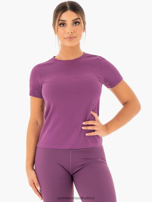 Women Ryderwear Motion T-Shirt 2RT8VD1054 Purple Clothing