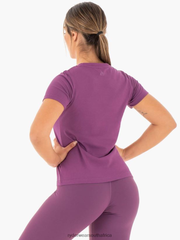 Women Ryderwear Motion T-Shirt 2RT8VD1054 Purple Clothing