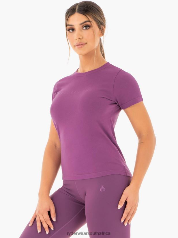 Women Ryderwear Motion T-Shirt 2RT8VD1054 Purple Clothing