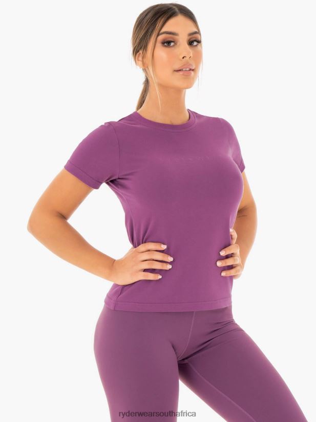 Women Ryderwear Motion T-Shirt 2RT8VD1054 Purple Clothing