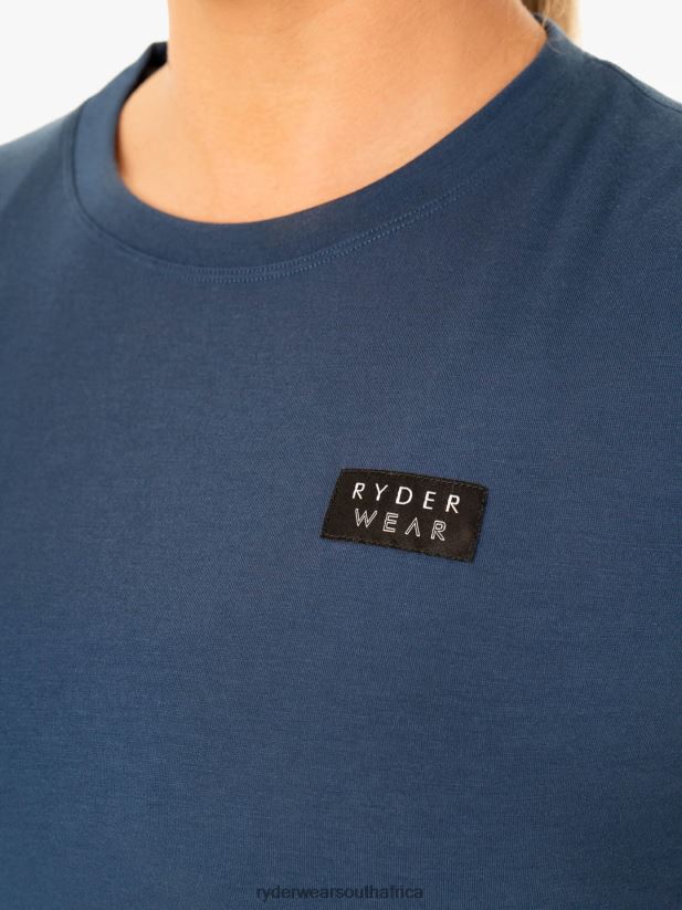 Women Ryderwear Rotation T-Shirt 2RT8VD860 Navy Clothing