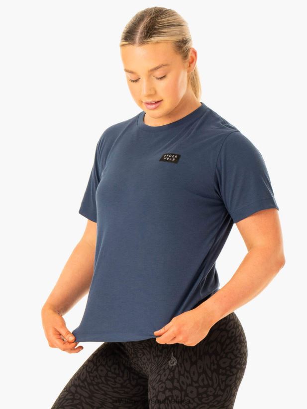 Women Ryderwear Rotation T-Shirt 2RT8VD860 Navy Clothing