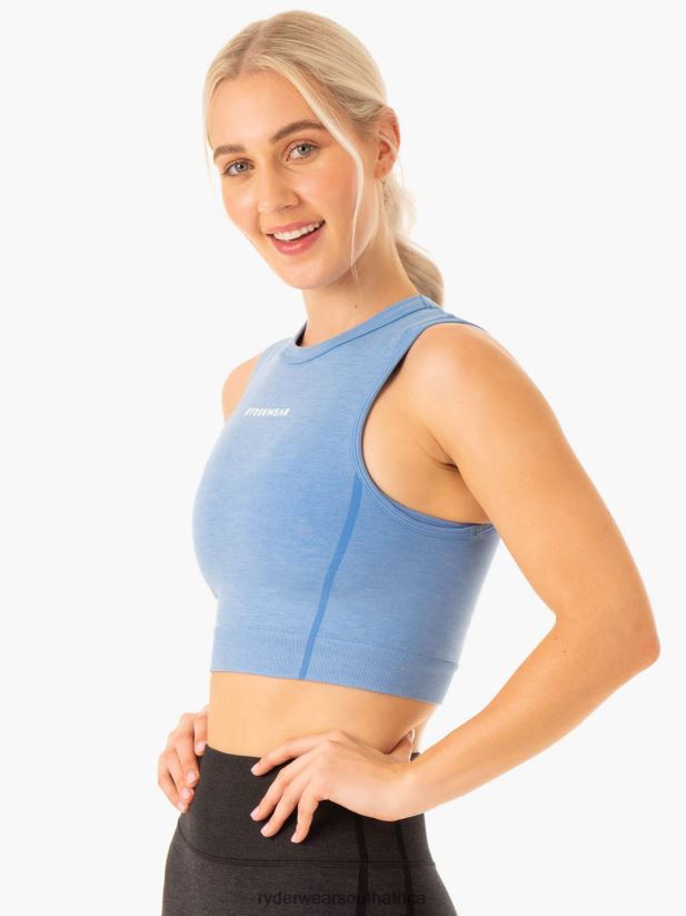 Women Ryderwear Enhance Seamless Tank 2RT8VD902 Blue Clothing