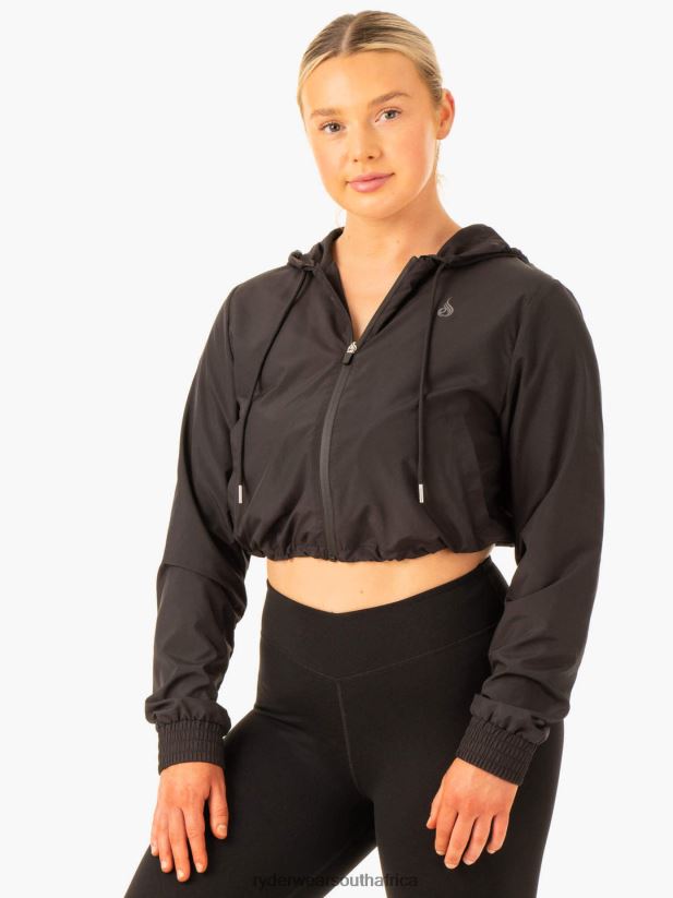 Women Ryderwear Element Windbreaker 2RT8VD891 Black Clothing