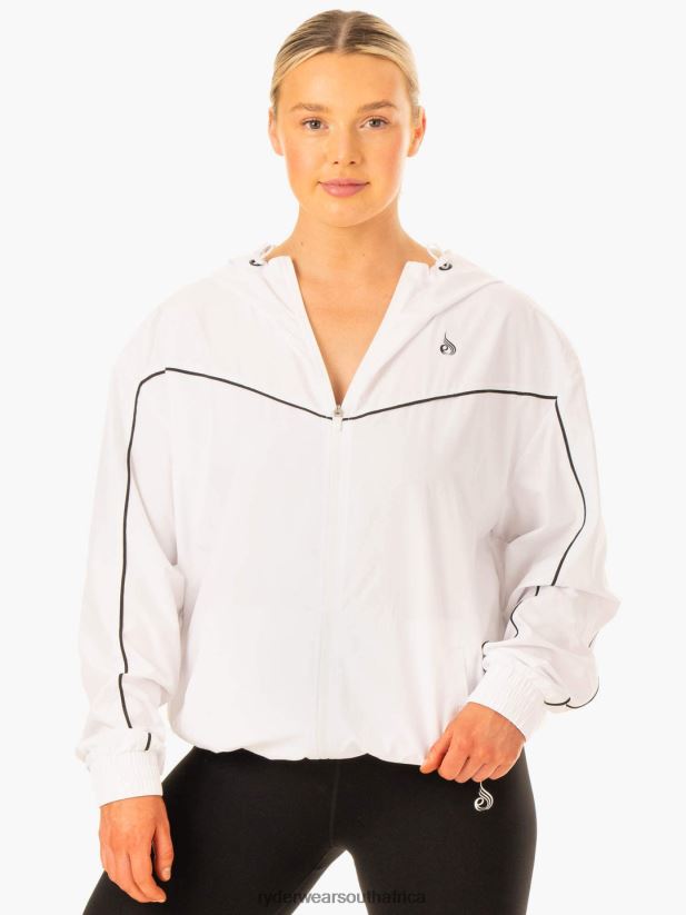 Women Ryderwear Ultimate Windbreaker 2RT8VD894 White Clothing