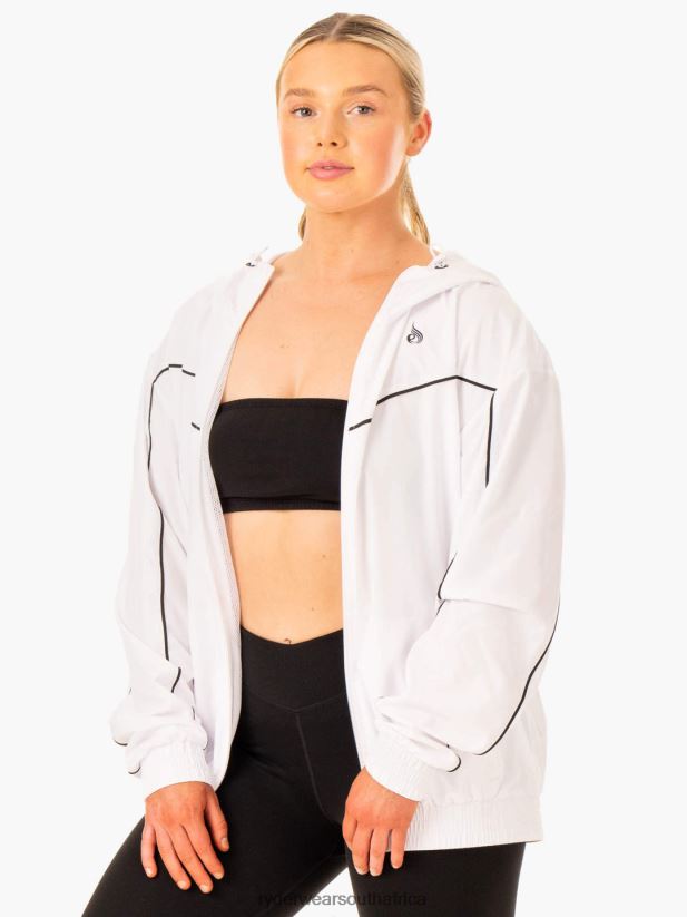 Women Ryderwear Ultimate Windbreaker 2RT8VD894 White Clothing