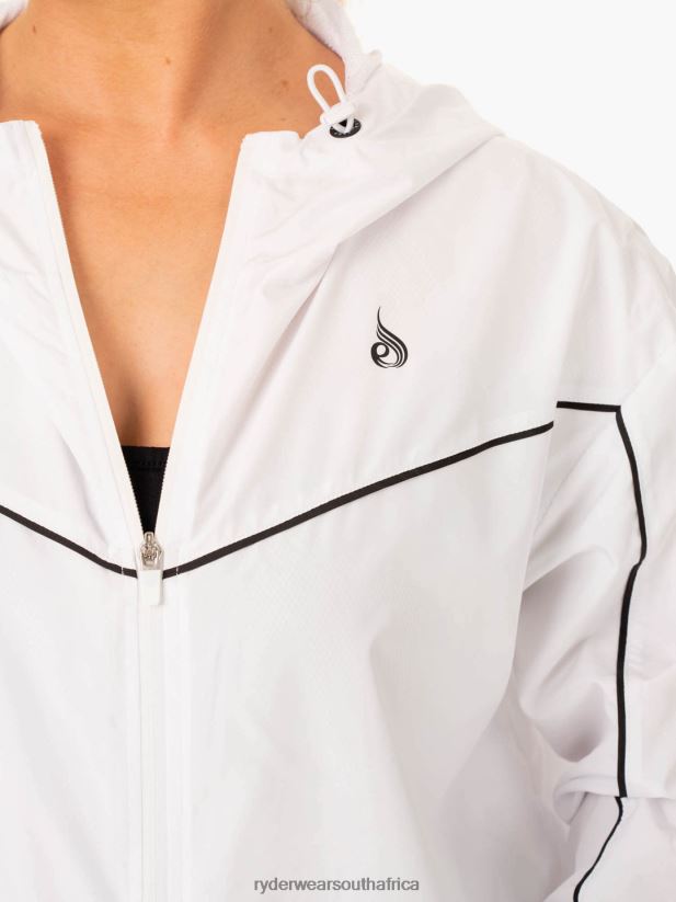 Women Ryderwear Ultimate Windbreaker 2RT8VD894 White Clothing