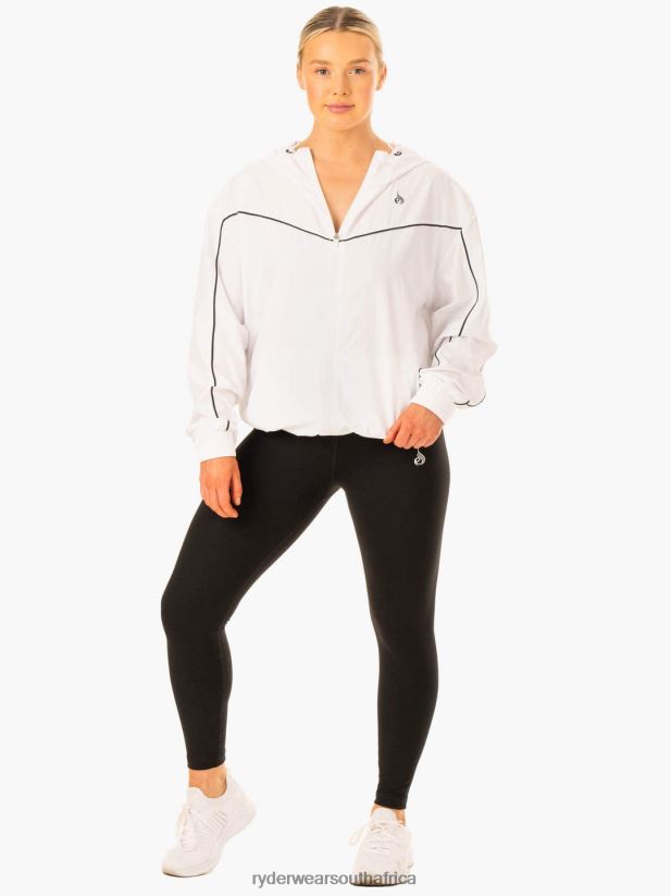 Women Ryderwear Ultimate Windbreaker 2RT8VD894 White Clothing