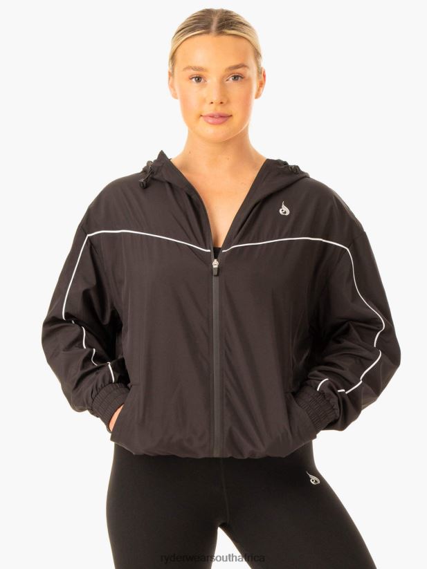 Women Ryderwear Ultimate Windbreaker 2RT8VD895 Black Clothing